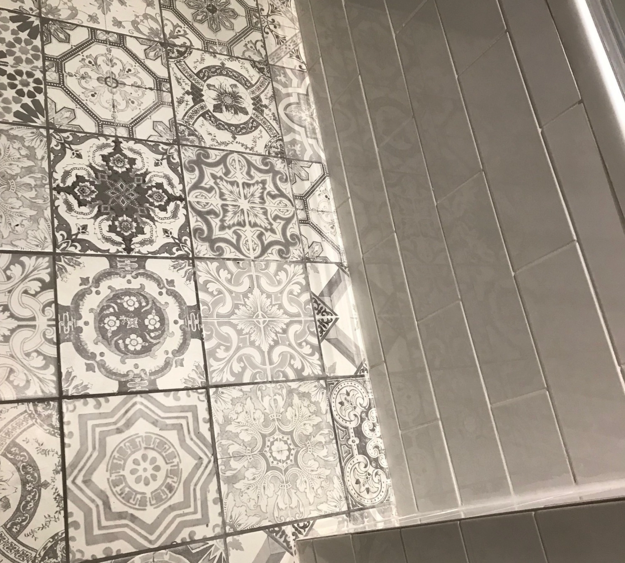 Floor and wall tiling
